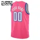 Camiseta Washington Wizards Personalizada City Edition 2022-23 Rosa Swingman para Niño