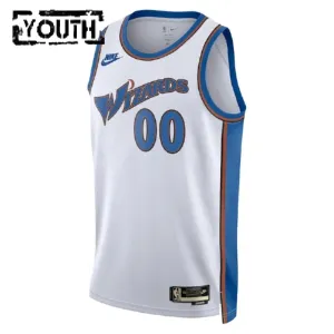 Camiseta Washington Wizards Personalizada Classic Edition 2022-23 Blanco Swingman para Niño