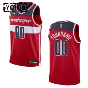 Camiseta Washington Wizards Personalizada Icon Edition Rojo Swingman para Niño