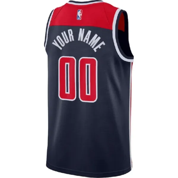 Camiseta Washington Wizards Personalizada Statement Edition Negro Swingman para Hombre