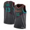 Camiseta Washington Wizards Poole City Edition 2023-24 Negro Swingman para Hombre