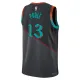 Camiseta Washington Wizards Poole City Edition 2023-24 Negro Swingman para Hombre