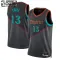 Camiseta Washington Wizards Poole City Edition 2023-24 Negro Swingman para Niño