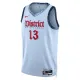 Camiseta Washington Wizards Poole City Edition 2024-25 Azul Swingman para Hombre
