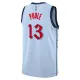 Camiseta Washington Wizards Poole City Edition 2024-25 Azul Swingman para Hombre