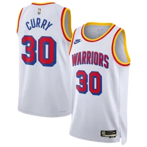 Camiseta Golden State Warriors Stephen Curry Classic Edition 2024-25 Blanco Swingman para Hombre