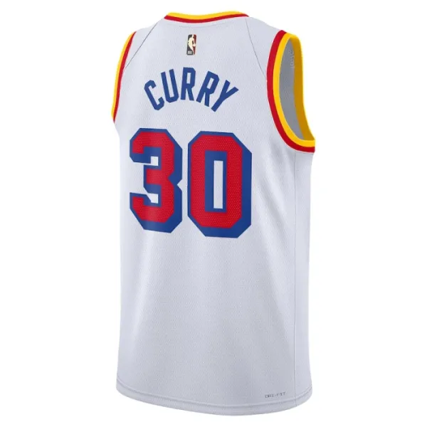Camiseta Golden State Warriors Stephen Curry Classic Edition 2024-25 Blanco Swingman para Hombre