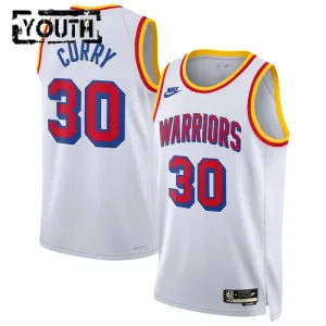 Camiseta Golden State Warriors Stephen Curry Classic Edition 2024-25 Blanco Swingman para Niño