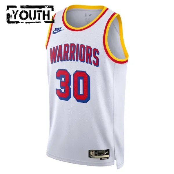 Camiseta Golden State Warriors Stephen Curry Classic Edition 2024-25 Blanco Swingman para Niño