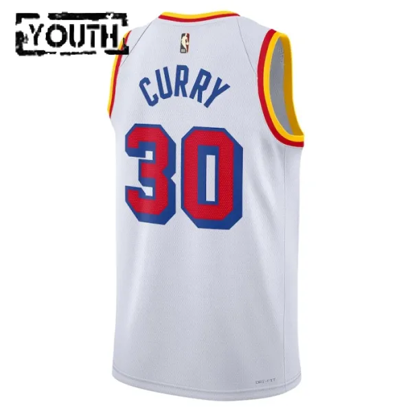 Camiseta Golden State Warriors Stephen Curry Classic Edition 2024-25 Blanco Swingman para Niño