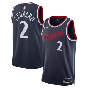 Camiseta LA Clippers Kawhi Leonard Icon Edition 2024-25 Swingman para Hombre