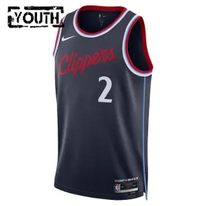 Camiseta LA Clippers Kawhi Leonard Icon Edition 2024-25 Swingman para Niño