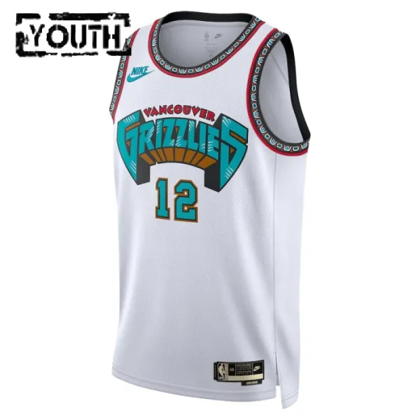Camiseta Memphis Grizzlies Ja Morant Classic Edition 2024-25 Blanco Swingman para Niño
