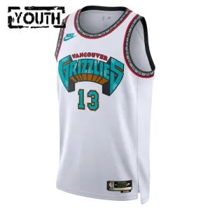 Camiseta Memphis Grizzlies Jaren Jackson JR Classic Edition 2024-25 Blanco Swingman para Niño