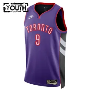 Camiseta Toronto Raptors RJ Barrett Classic Edition 2024-25 Púrpura Swingman para Niño