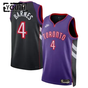 Camiseta Toronto Raptors Scottie Barnes Classic Edition 2024-25 Púrpura Swingman para Niño