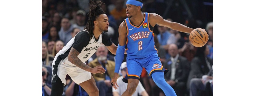 La mentalidad positiva de Victor Wembanyama y Shai Gilgeous-Alexander durante el partido La mentalidad positiva de Victor Wembanyama y Shai Gilgeous-Alexander durante el partido